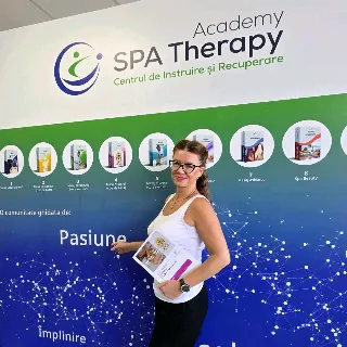 Finalizare curs Masaj Visceral la Academia Spa Therapy din Chișinău - mentor Colun Vladimir
