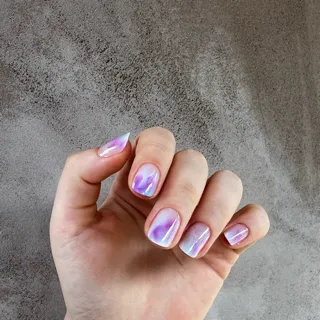 Marble blueberry cream