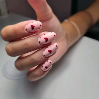 Intretinere scurta/medie+nail art mediu💕