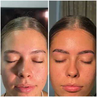 pachet complet sprâncene (laminat+stilizat+vopsit)